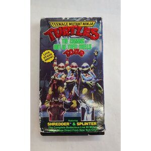 Teenage Mutant Ninja Turtles: The Coming Out Of Their Shells Tour VHS 1990